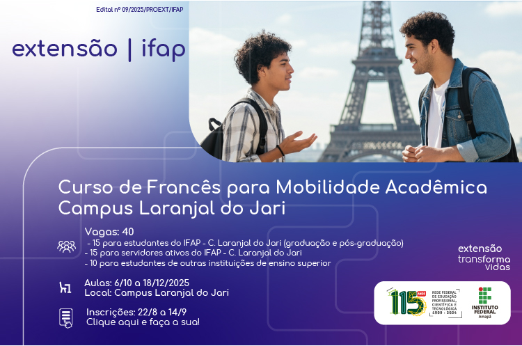 Ifap oferta curso gratuito de francês