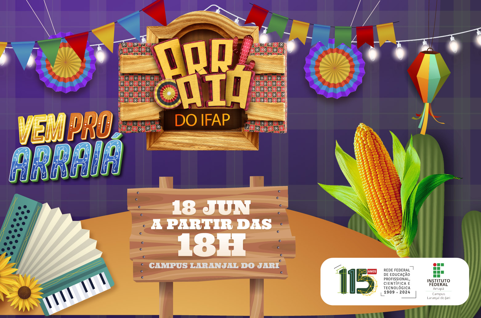 Campus promove festa junina no dia 18/6