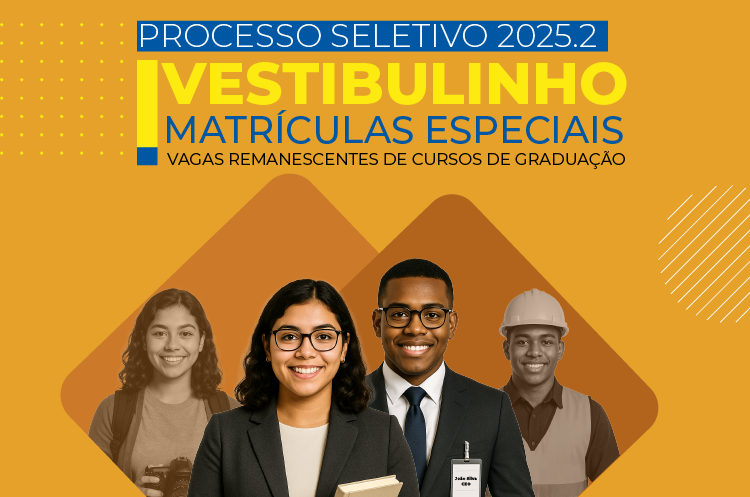 Inscrições abertas para cursos de graduação